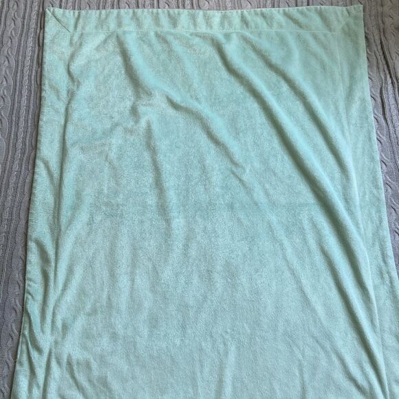 2 Baby Boy White Green Grey Knitted Elephants Blankets - Picture 3 of 5